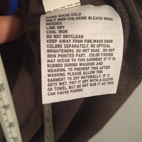 ☃️3 for $23 ☃️ Uniglo S/S Scoop Neck Pocket Modal/Linen Tee - Picture 7 of 7